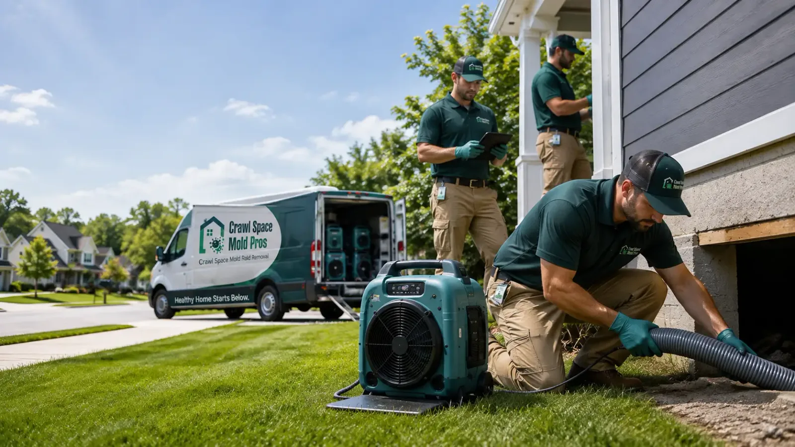 Crawl Space Mold Removal in Wilmore, KS